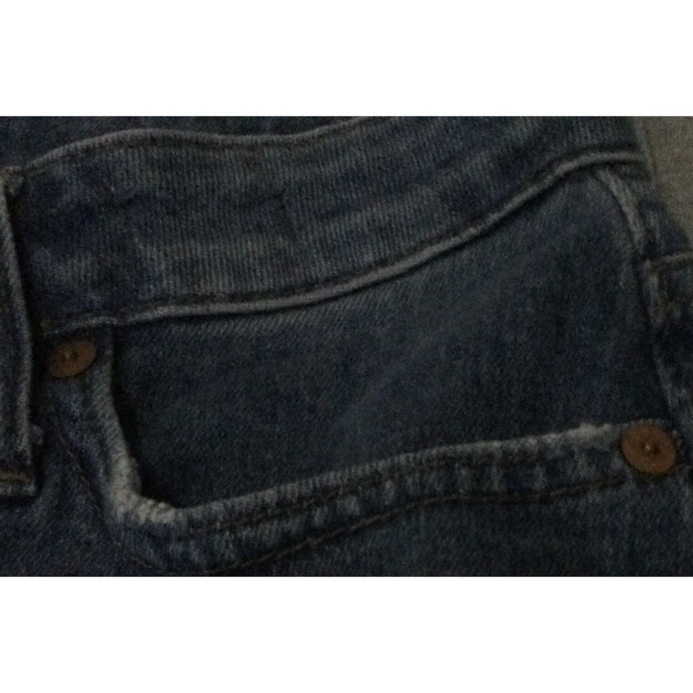 MADEWELL Wide jeans womens SZ 26 BLUE DENIM JEANS curvy slim wide leg - Picture 4 of 16
